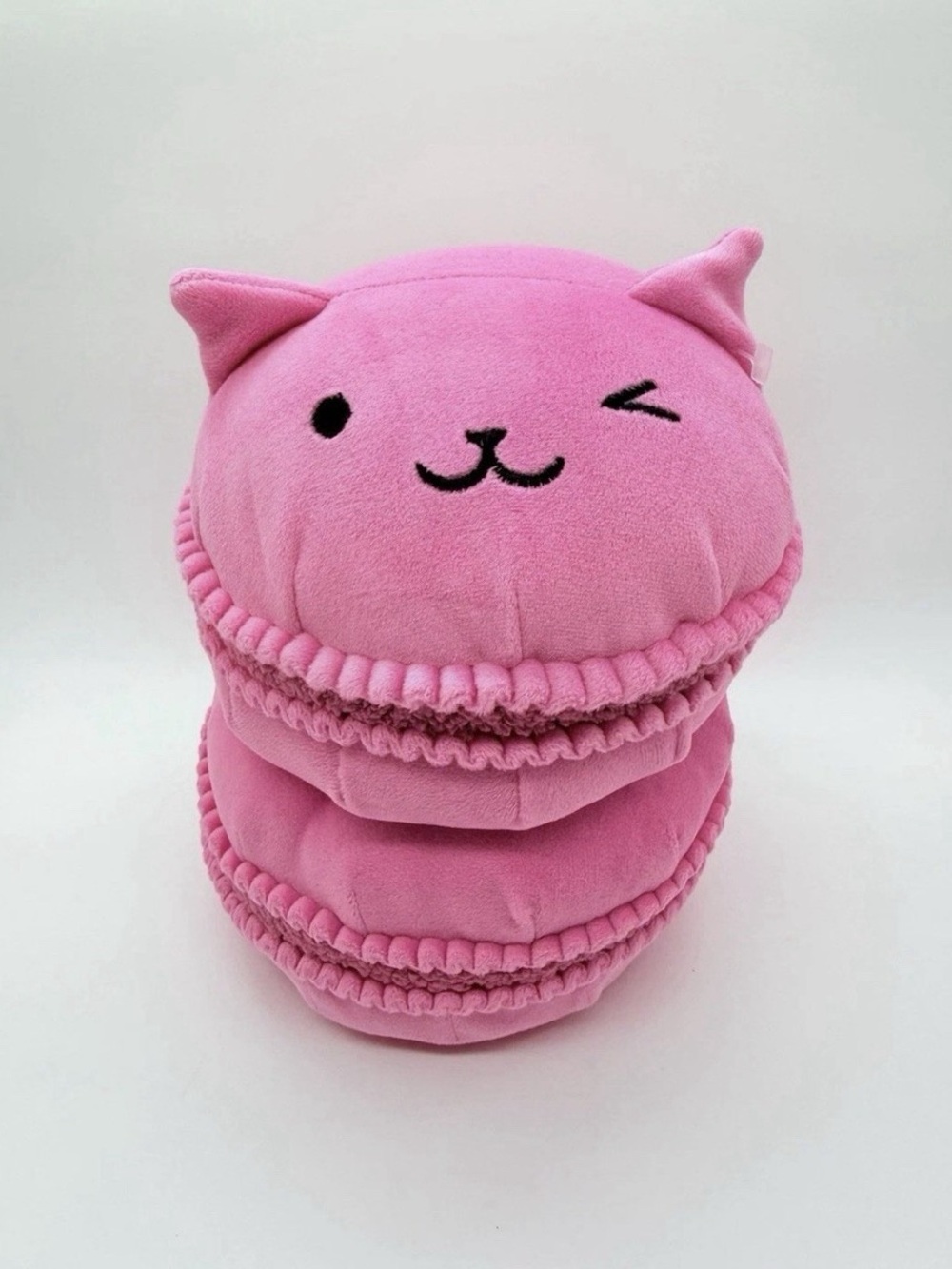 NWT Pillowfort Cat Macaron Kids Mini Weighted Plush Pillow pink girls Gabby